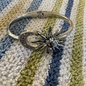 Silver Sun and Moon Bracelet